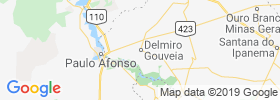 Delmiro Gouveia map